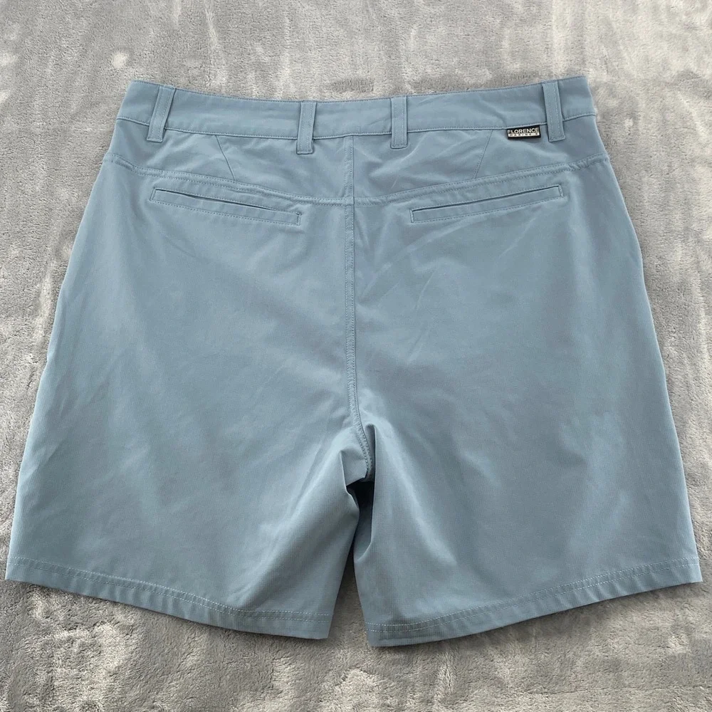 Florence Marine X Mens 35 Blue Grey Ripstop Hybrid Utility Shorts NO SIZE TAG